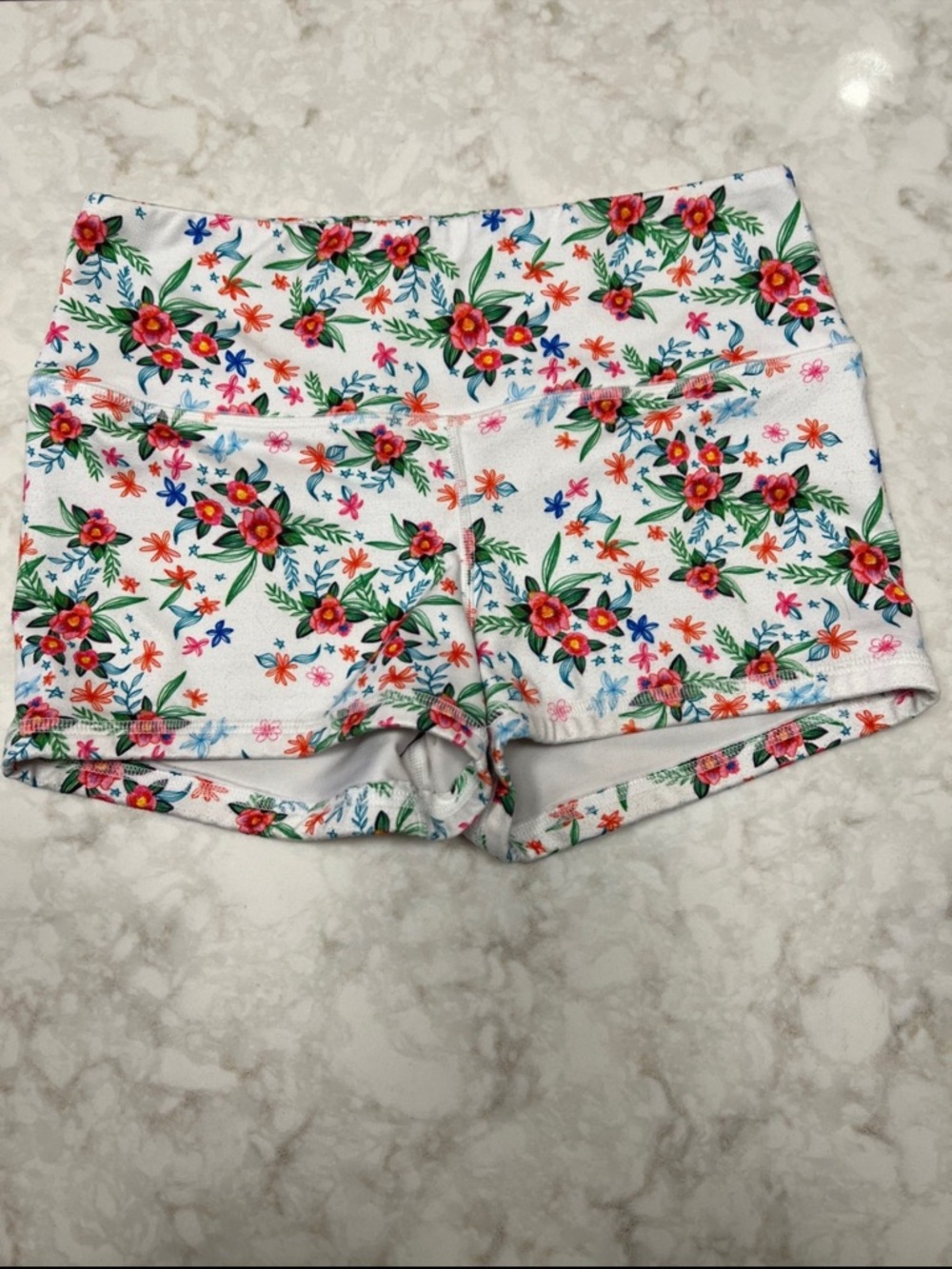 Fleo old style high rise original, medium crossfit shorts, EUC, STARRY MEADOW